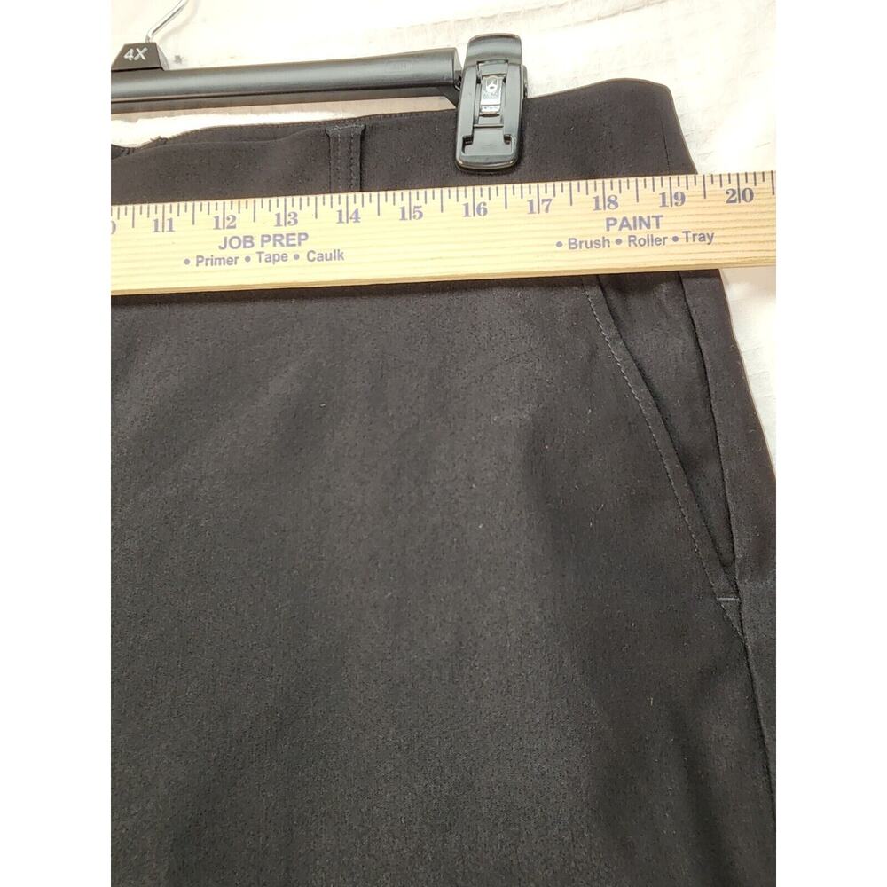 Rafaella Stretch Slim Pull-On Pants Women's Sz 18 Black Solid Chino Stretch - Picture 4 of 11